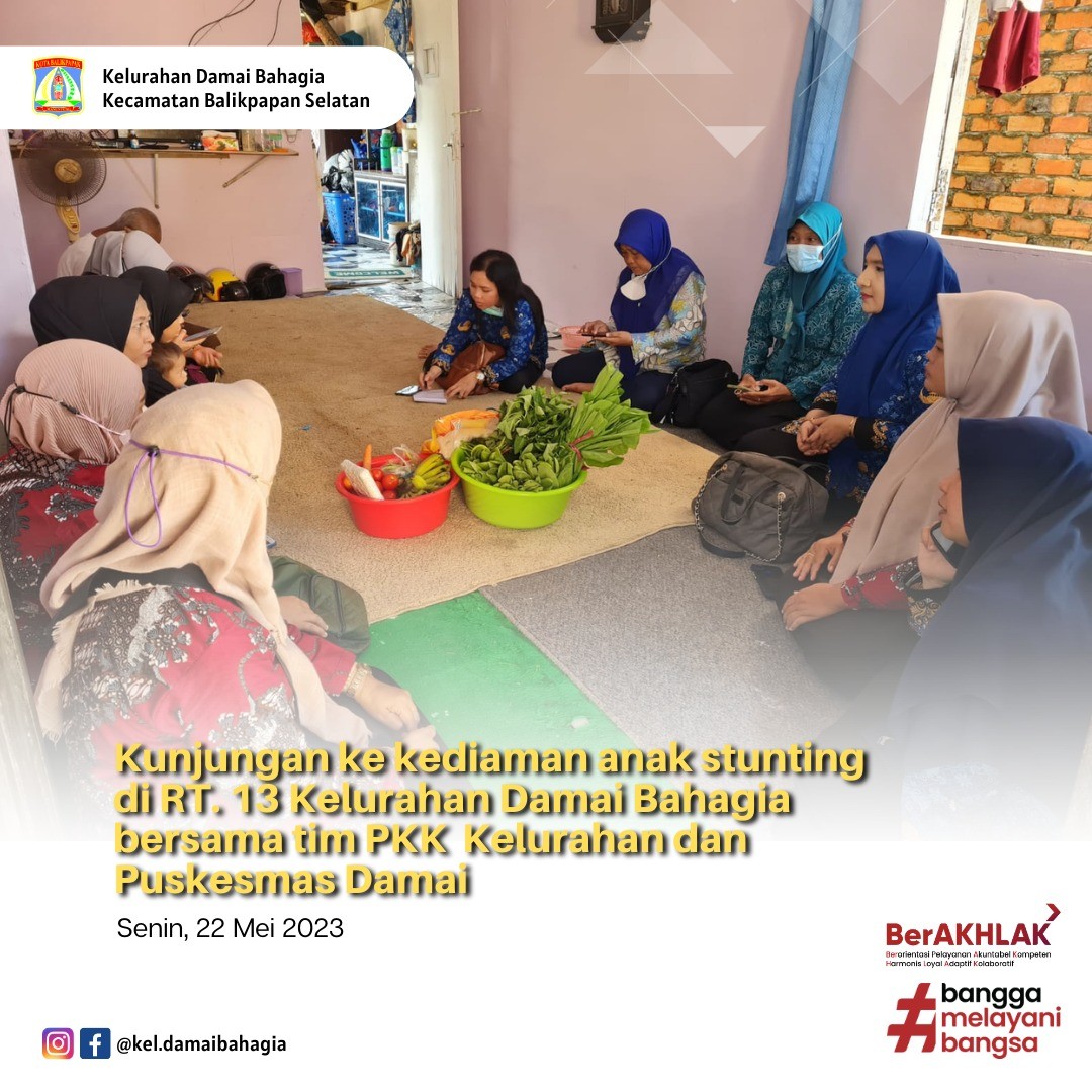 Pemantauan Anak Stunting di RT. 13